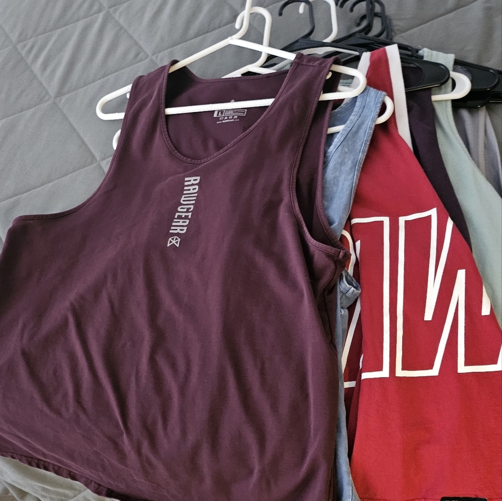 Multiple Colors 9 Tank Top for Men